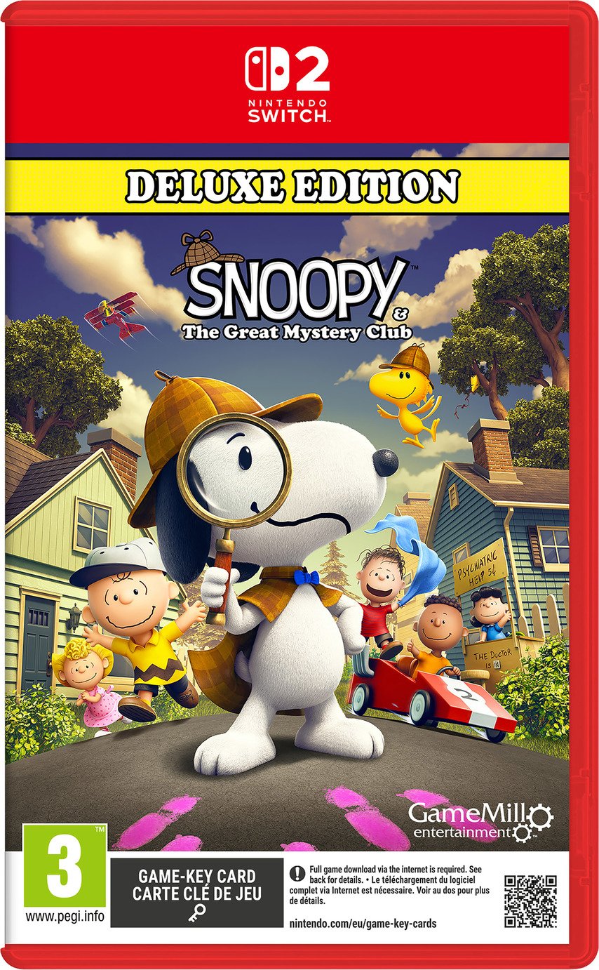 Snoopy & The Great Mystery Club Deluxe Edition Nintendo Switch 2 Game