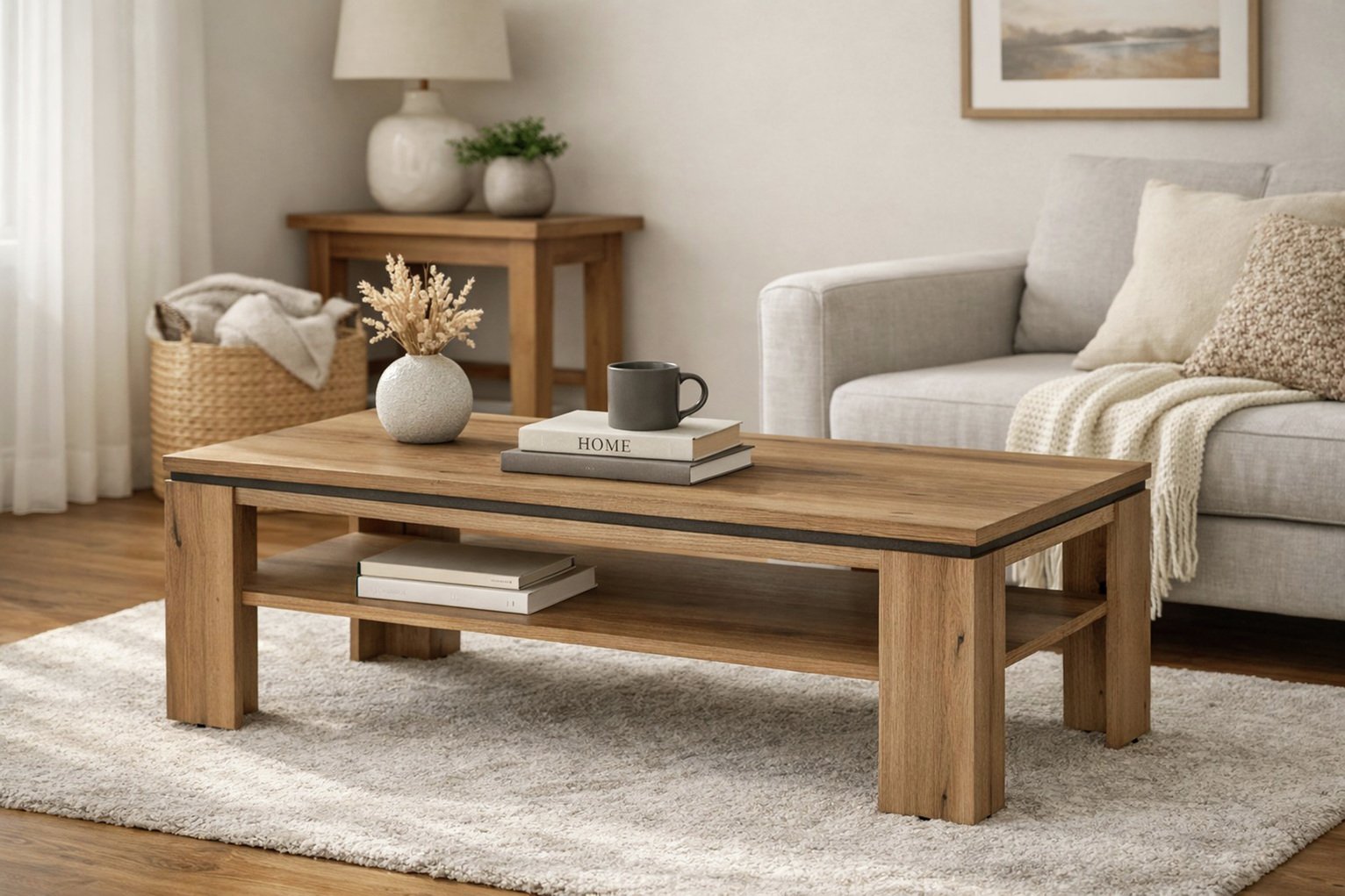 Furniture To Go Arundel Rectangular Coffee Table - Natural