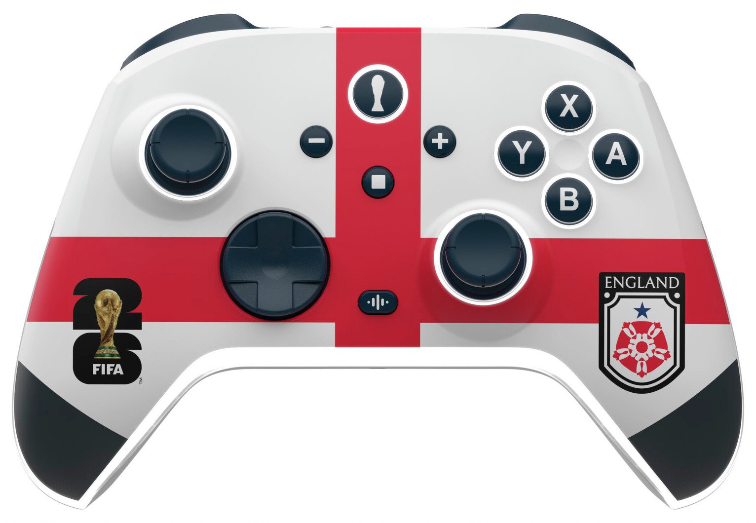 FIFA World Cup 26 AURORA+ England Switch 1 & 2, PC Wireless Controller - White