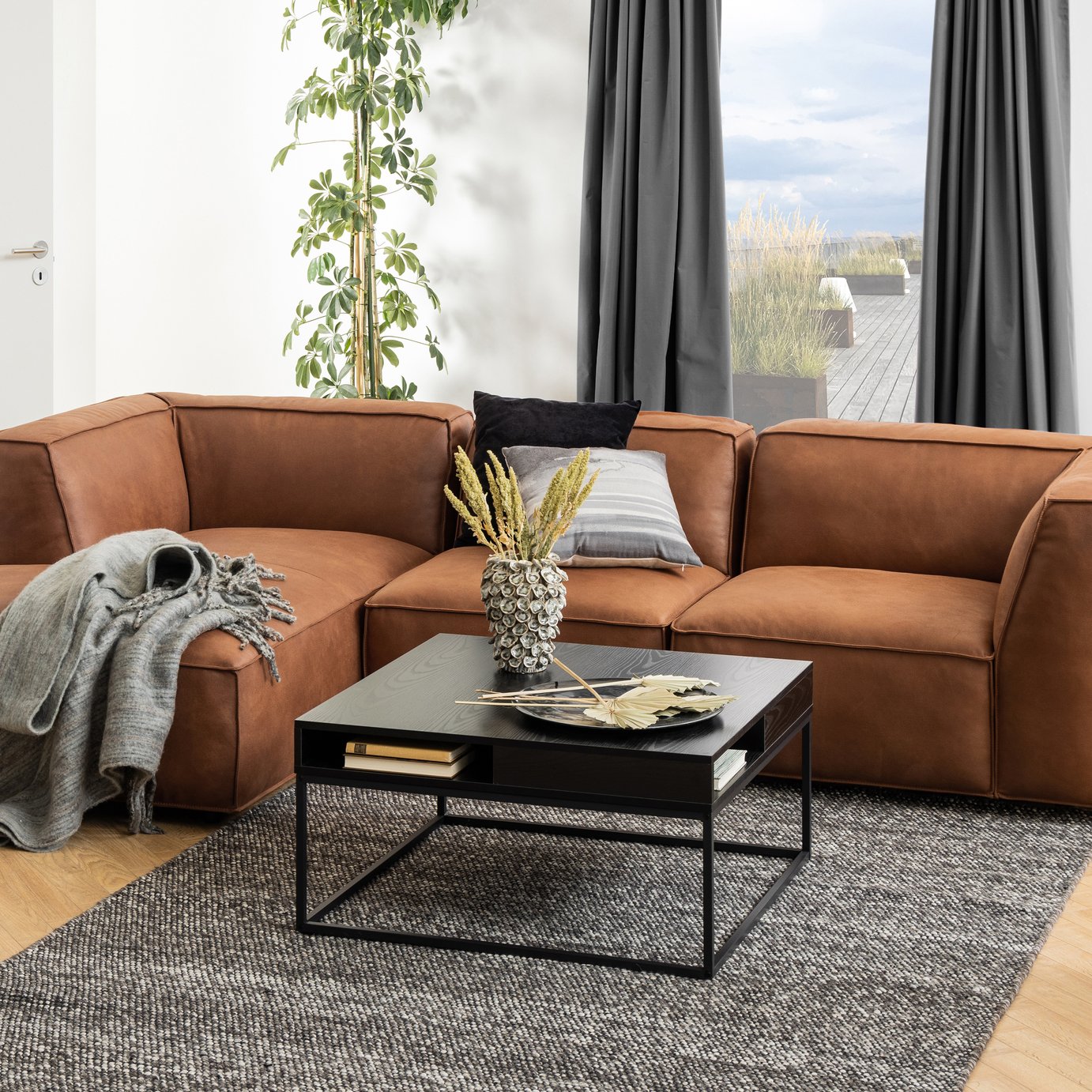 Furniture To Go Willford Square Coffee Table - Black