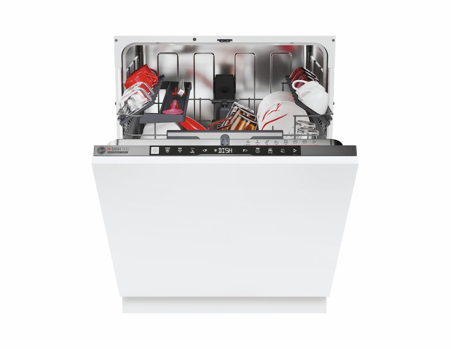 Hoover HI4C6F0S-80 Integrated Dishwasher - White