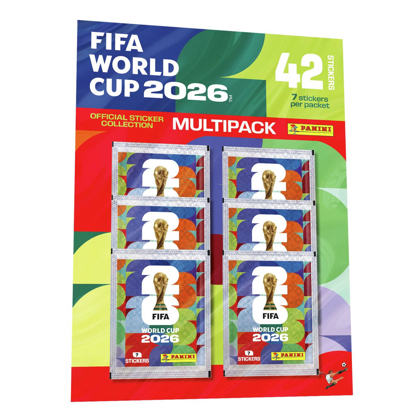 Panini FIFA World Cup 2026 Sticker Collection - Pack of 6