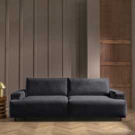 Habitat Julien Fabric 4 Seater Sofa Bed - Charcoal
