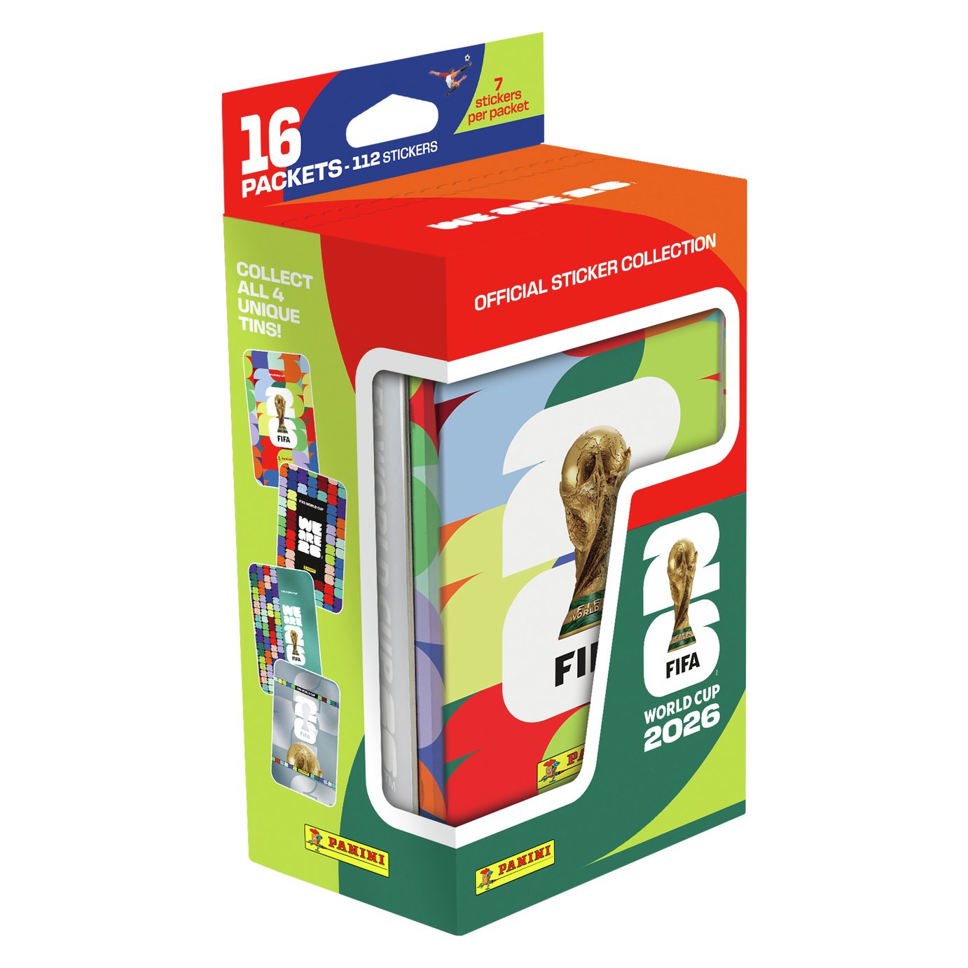 Panini FIFA World Cup 2026 Sticker Tin - Pack of 16
