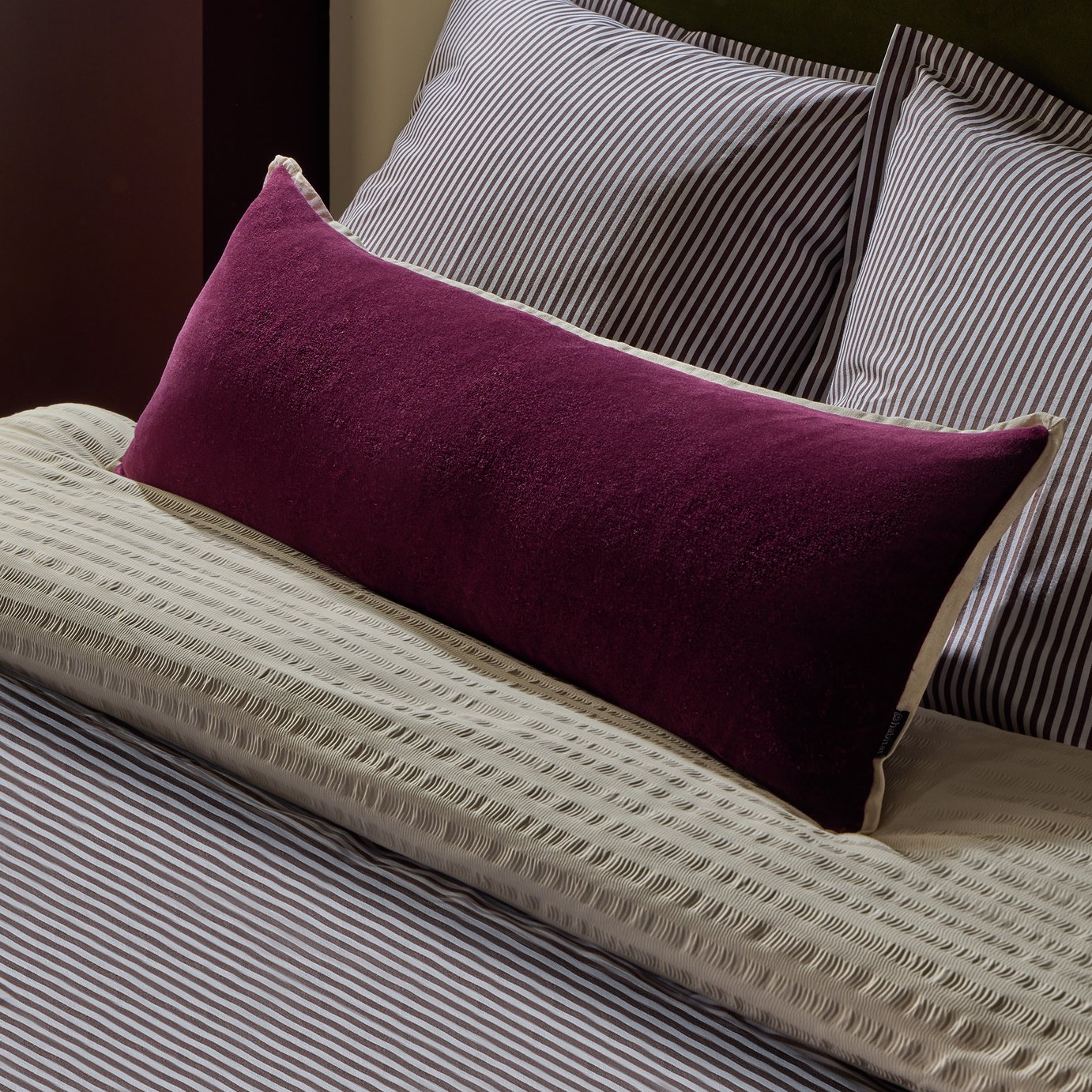 Habitat Cotton Lumbar Cushion - 80x30cm