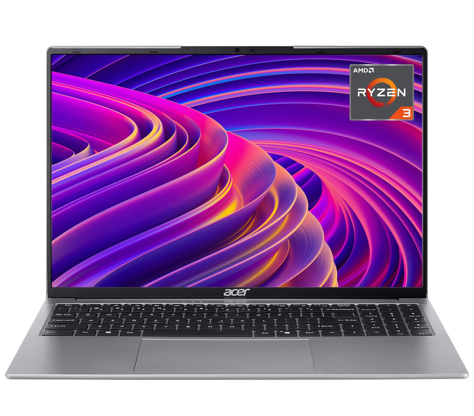 Acer Aspire Lite 15.6in AMD R3 8GB 256GB Laptop - Silver