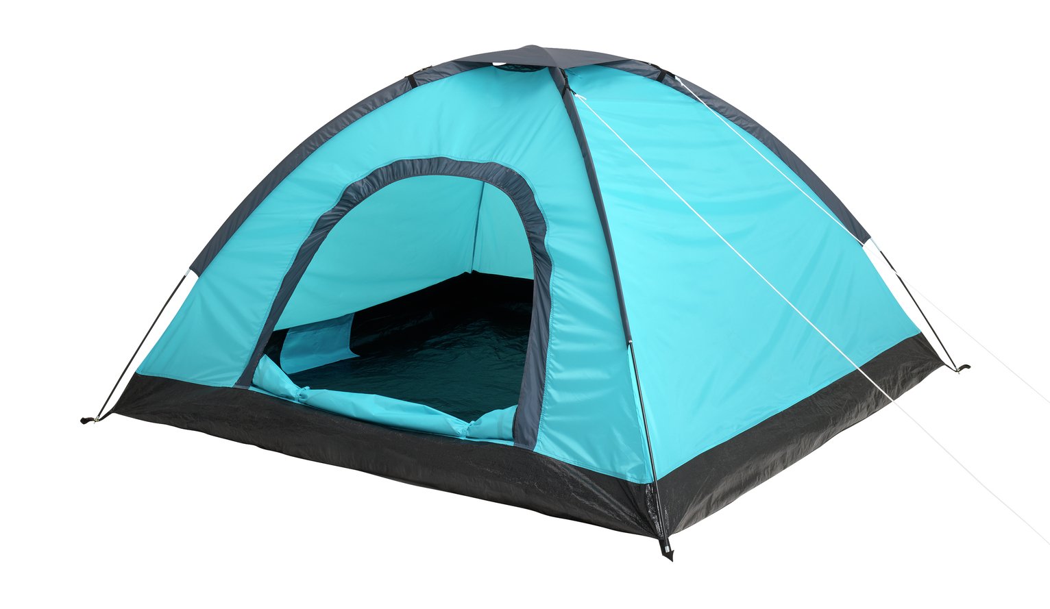Pro Action 3 Person 1 Room Dome Tent - Blue