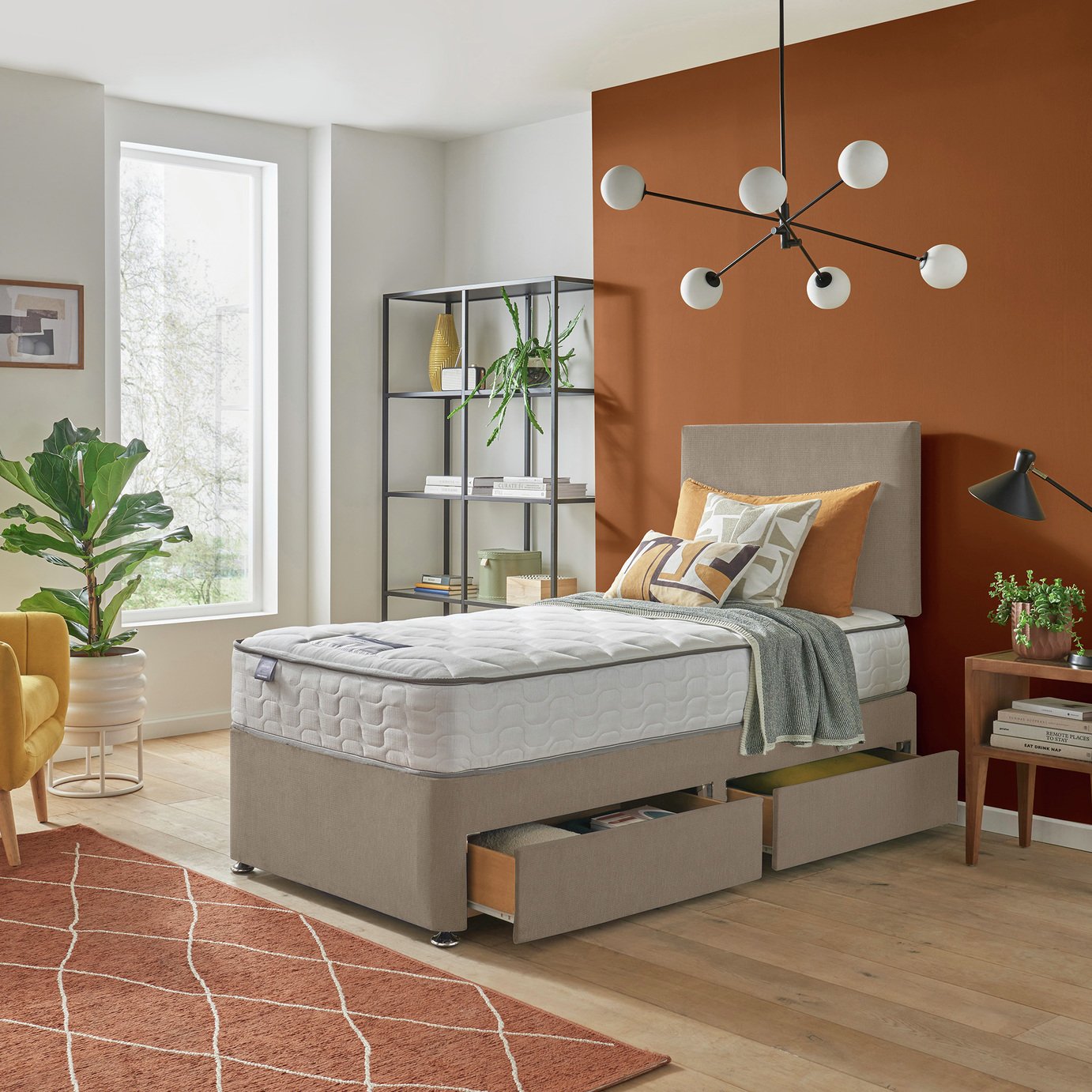 Silentnight Middleton Comfort Mattress & Divan Bed Set