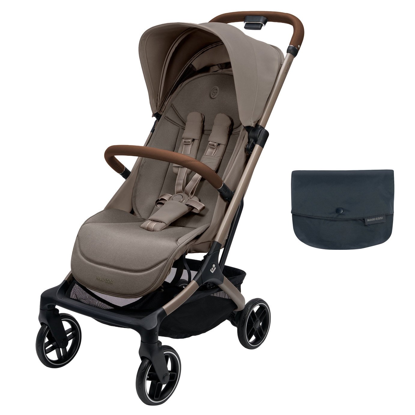 Maxi Cosi Oxford Cabin Pushchair with Raincover - Truffle