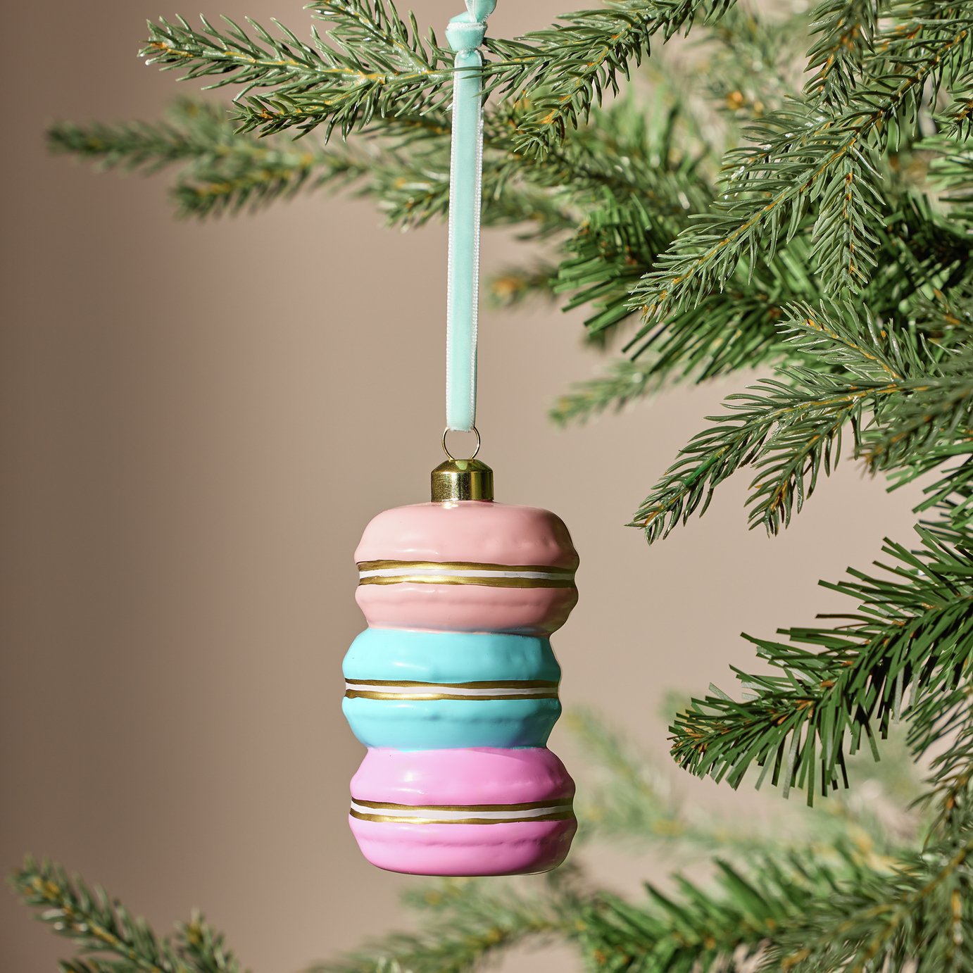 Argos Home Macaroon Hanging Christmas Ornament
