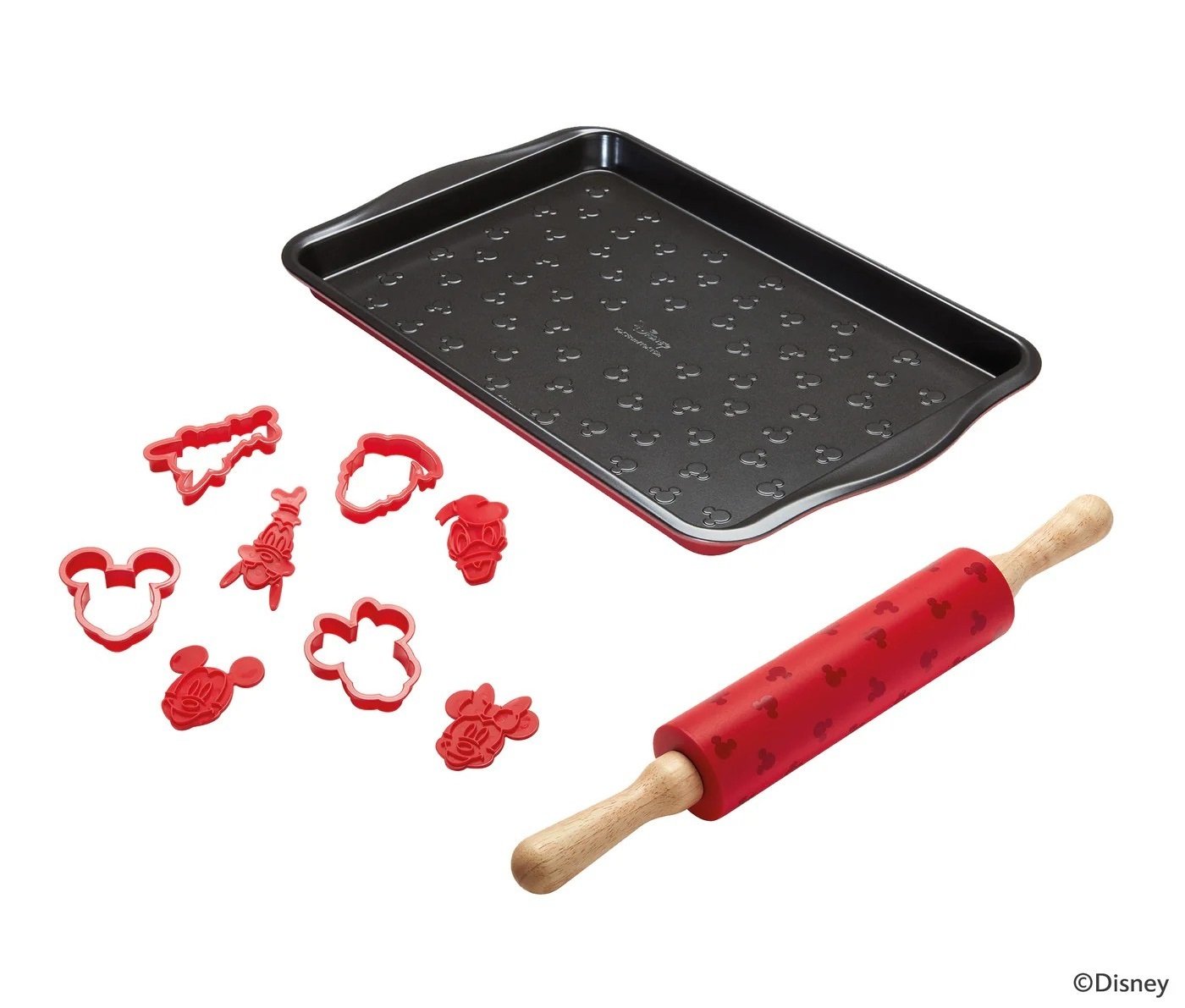 Prestige 3 Piece Disney Bake With Mickey Cookie Bakeware Set