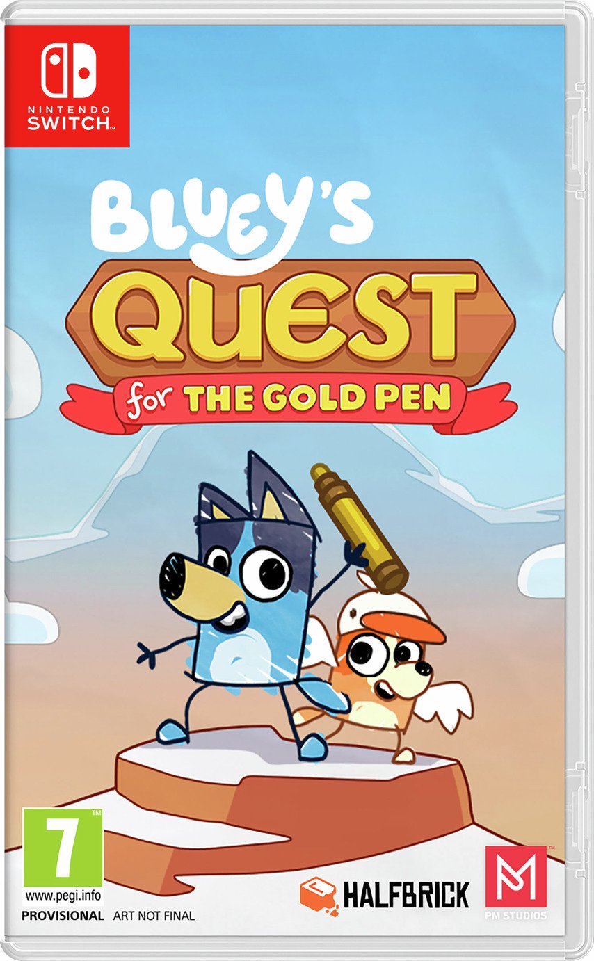 Bluey's Quest for The Gold Pen Switch Game Pre-Order
