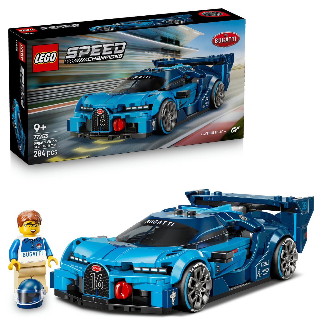 LEGO Speed Champions Bugatti Vision Hyper Sports Car 77253