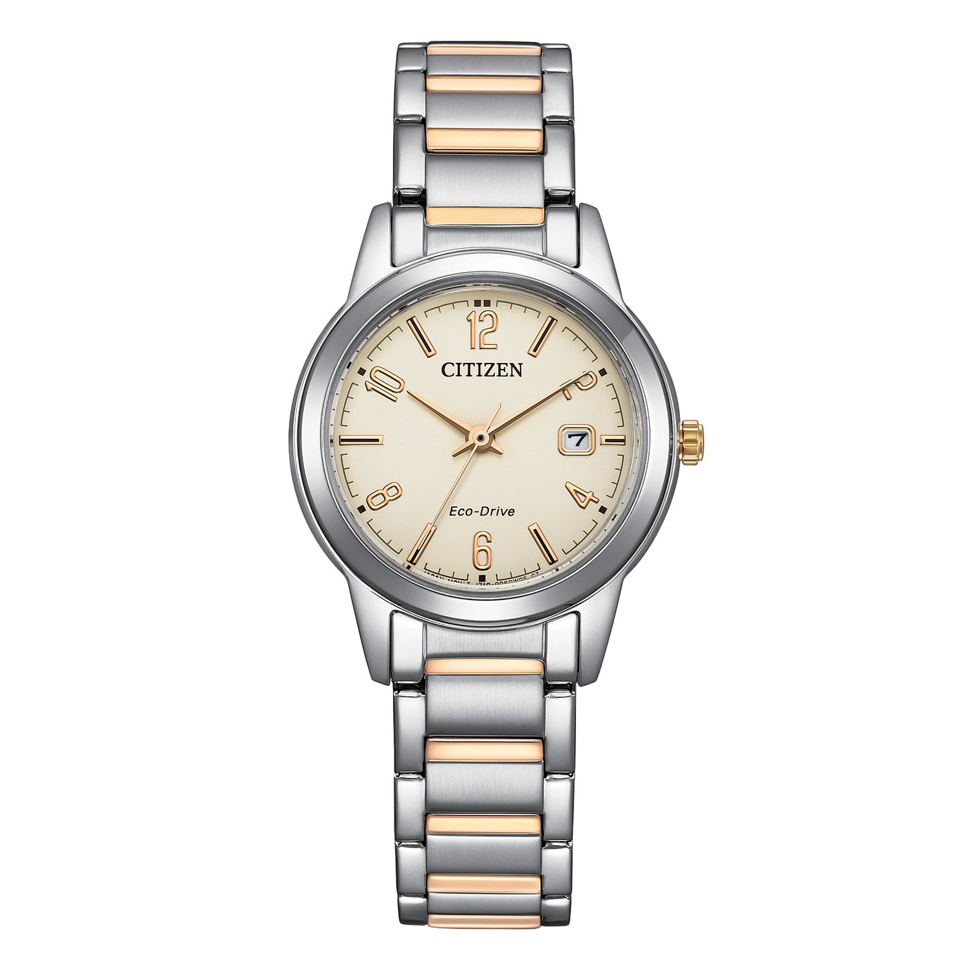 Citizen Ladies Cream Dial Two-Tone Bracelet Watch