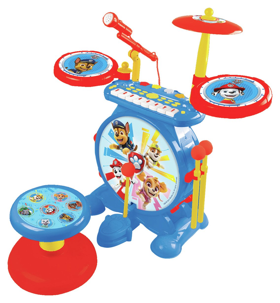 PAW Patrol Lexibook Complete Electronic Drum Kit