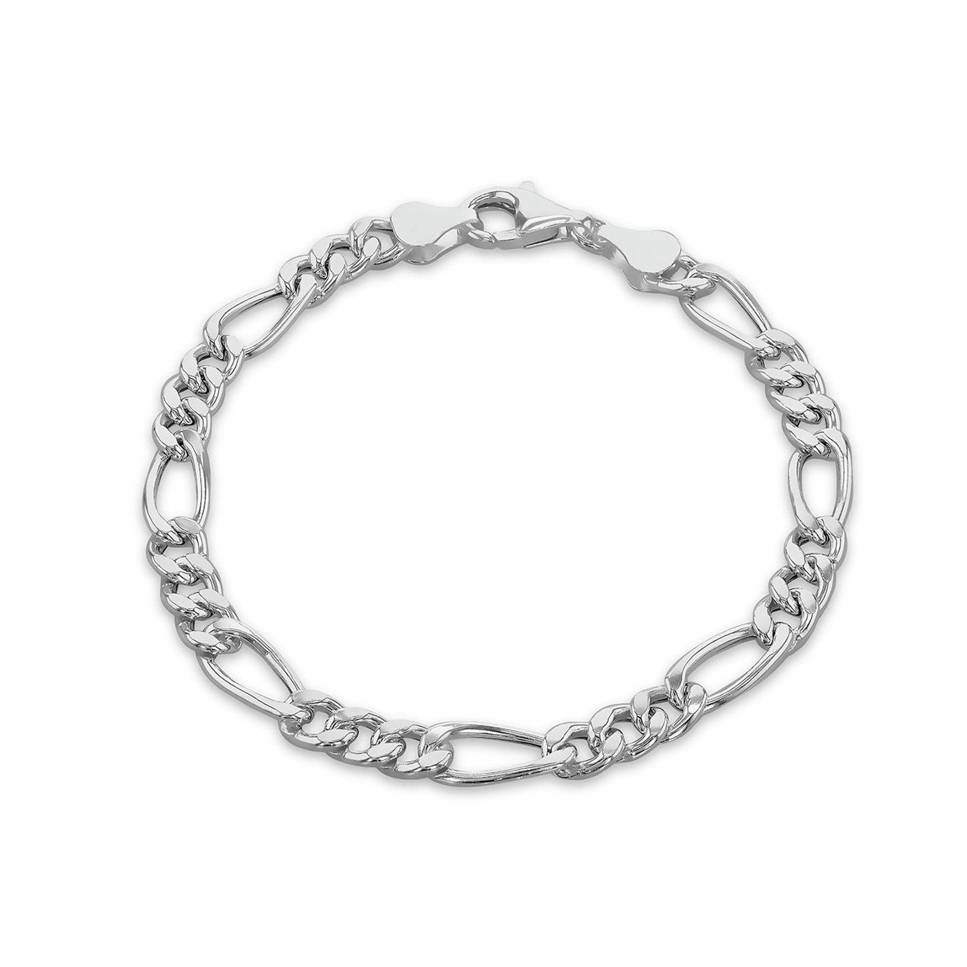 Revere Sterling Silver Figaro Bracelet