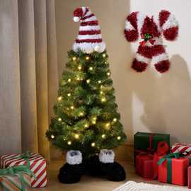 Argos Home 3ft Gnome Christmas Tree with Santa Hat & Feet