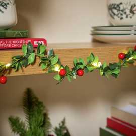 Argos Home Foliage Berries Light Garland