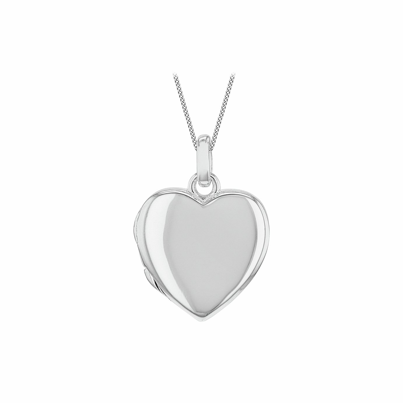 Revere Sterling Silver Heart Locket Necklace