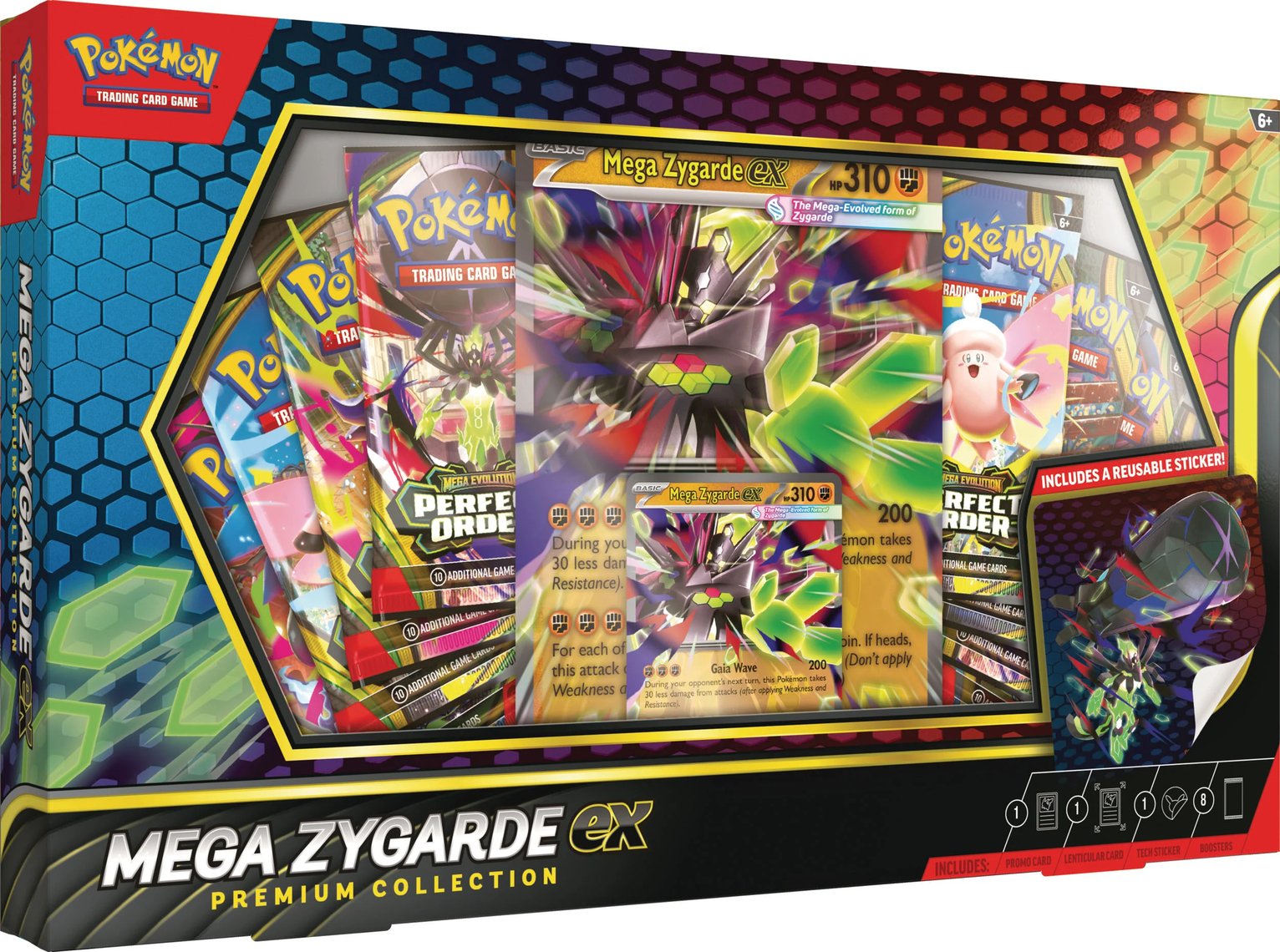 Pokémon Mega Zygarde ex Trading Cards