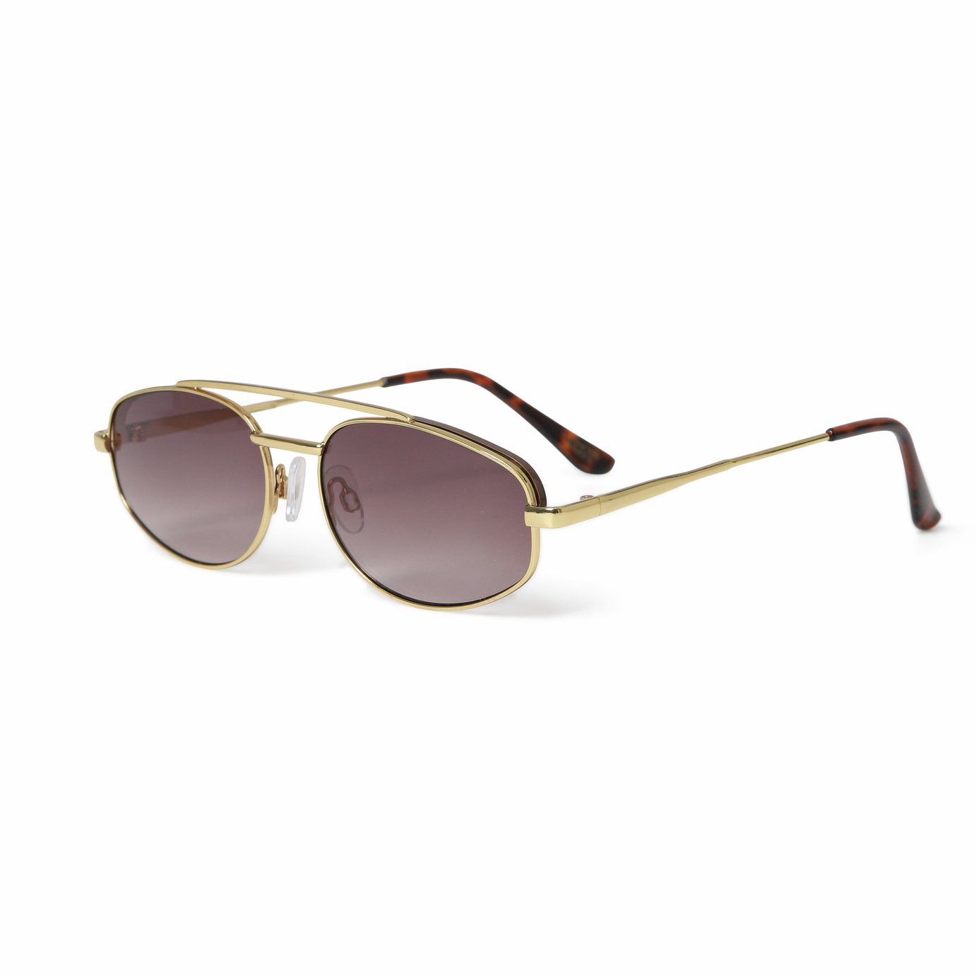 Liars & Lovers Metal Browbar Oval Sunglasses
