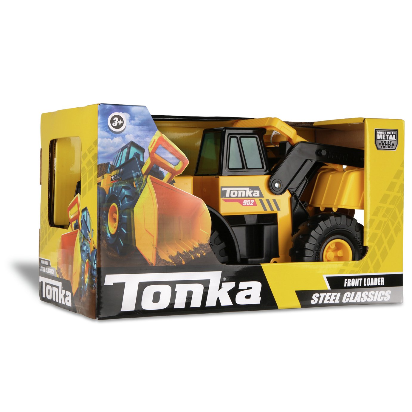 tonka classic dump and loader truck