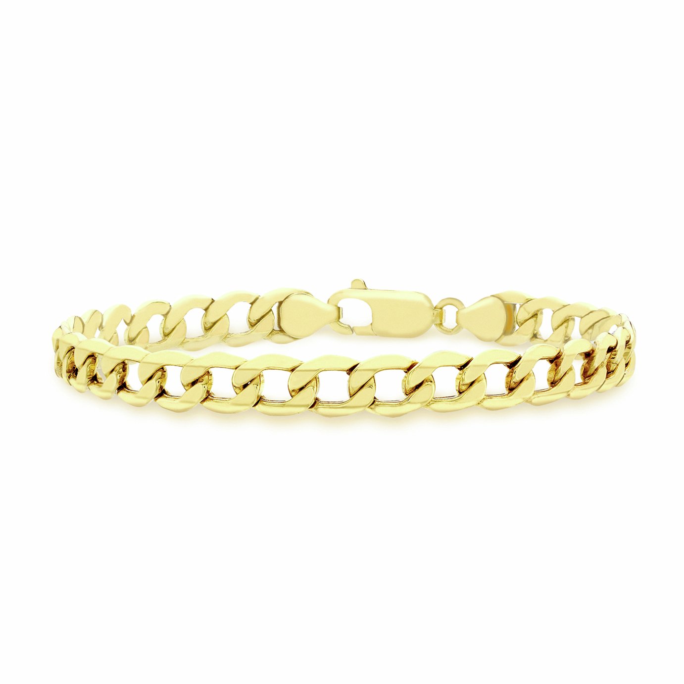 Revere 9ct Yellow Gold Curb Bracelet
