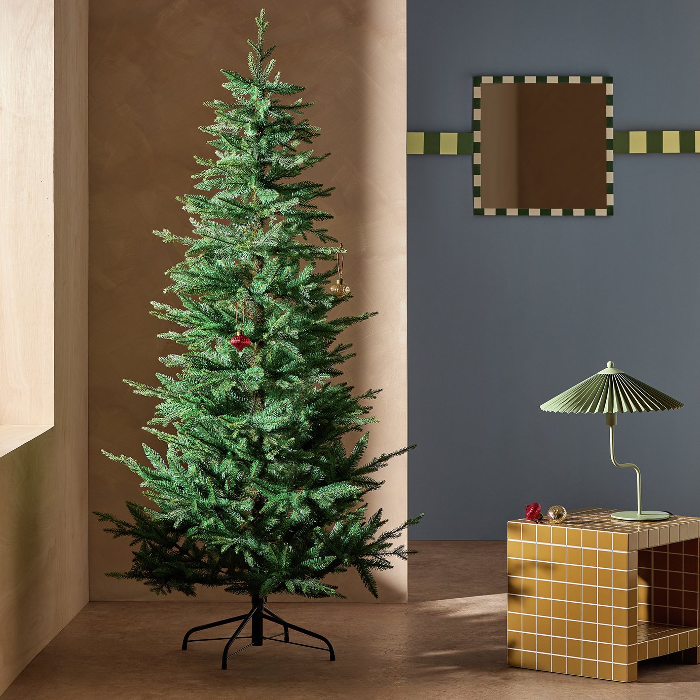 Habitat 6ft Slim Upswept Christmas Tree