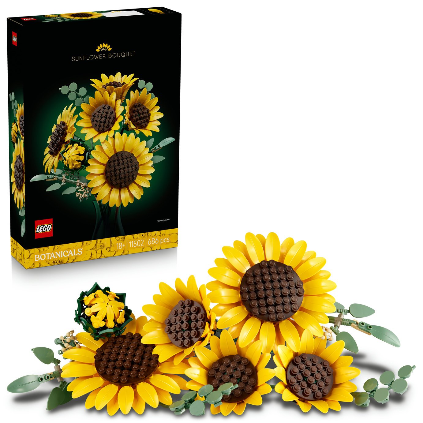 LEGO Botanicals Sunflower Bouquet Flower Decor 11502