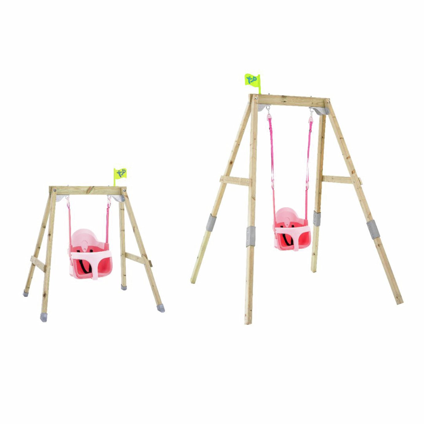 TP Forest Acorn Growable Kids Wooden Swing - Pink