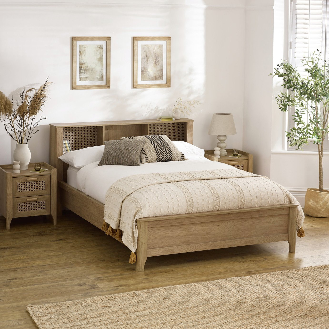 Julian Bowen Sydney Rattan Bed Frame