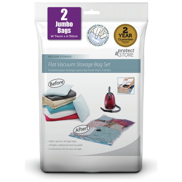 Easy vac outlet storage bags