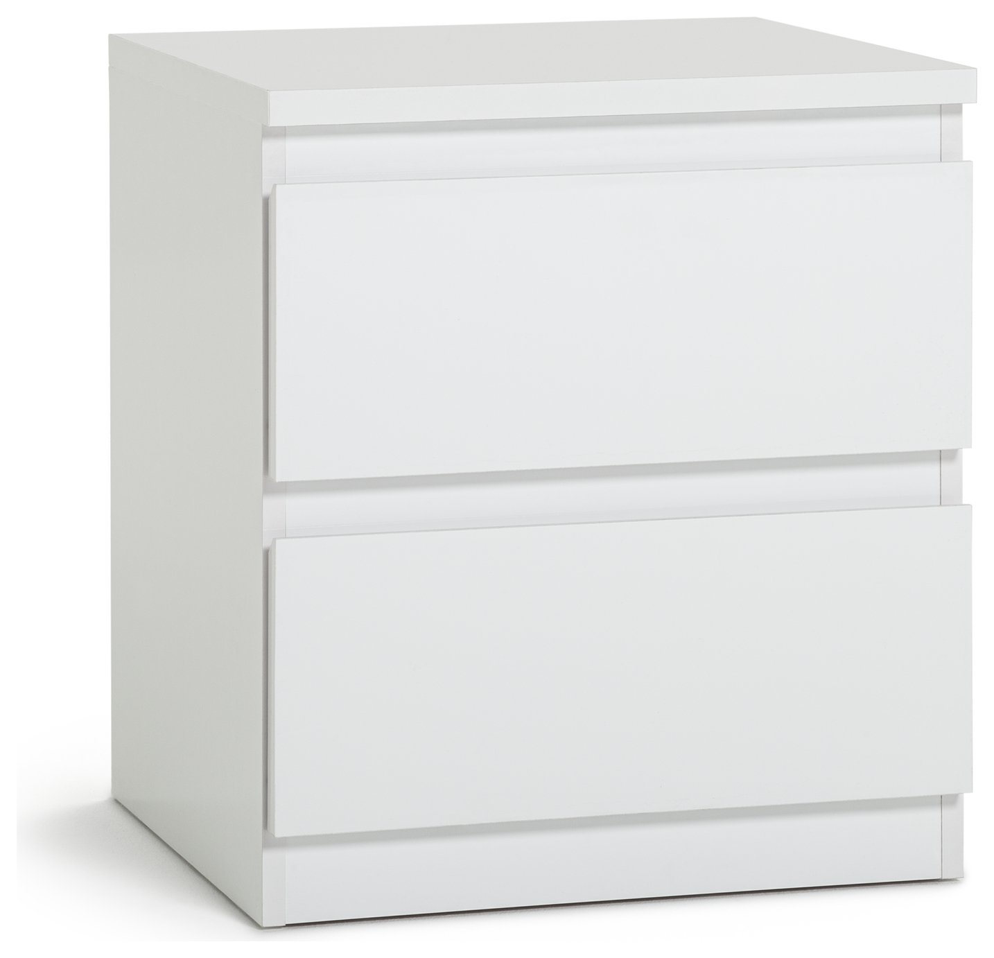 Buy Habitat Jenson 2 Drawer Bedside Table Gloss White Bedside Tables Argos