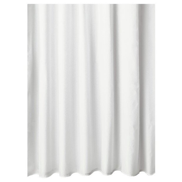 Buy Argos Home Mould Resistant Shower Curtain White Shower