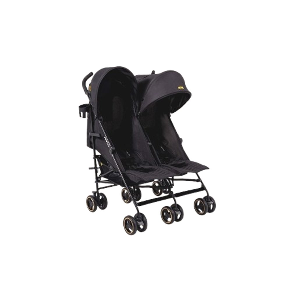 Jovi Kids EZRA 2 Twin Stroller - Black