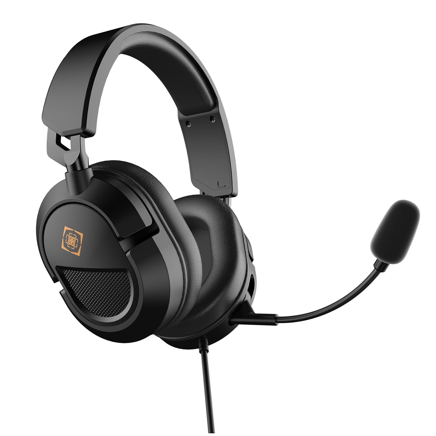 Deltaco DH120 PS, PC, Xbox, Switch 1 & 2 Wired Headset - Black