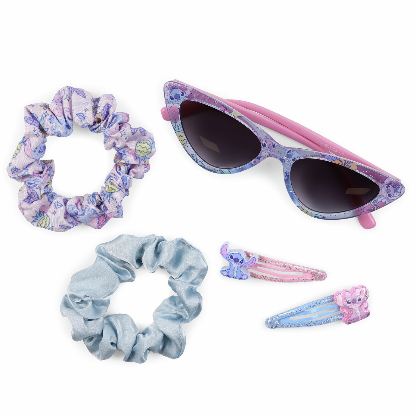 Disney Classics Stitch Sunglasses and Hair Accessories Set