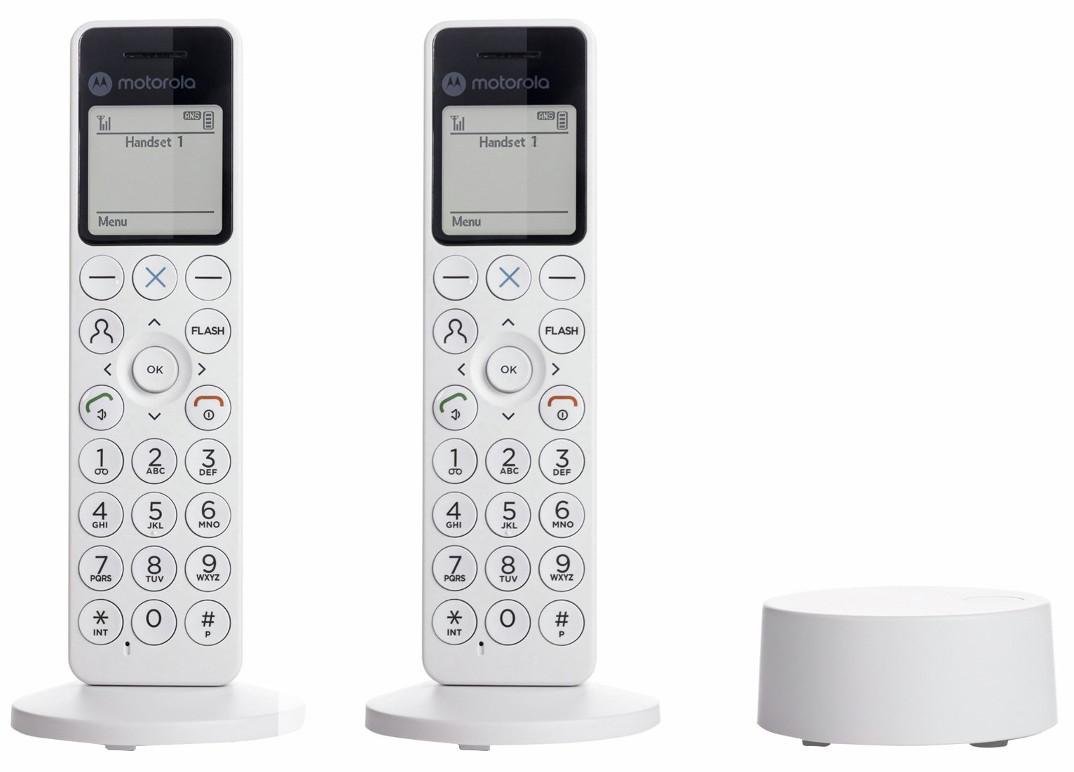 Motorola DOT412 Cordless Telephone with Answer Machine - Twin
