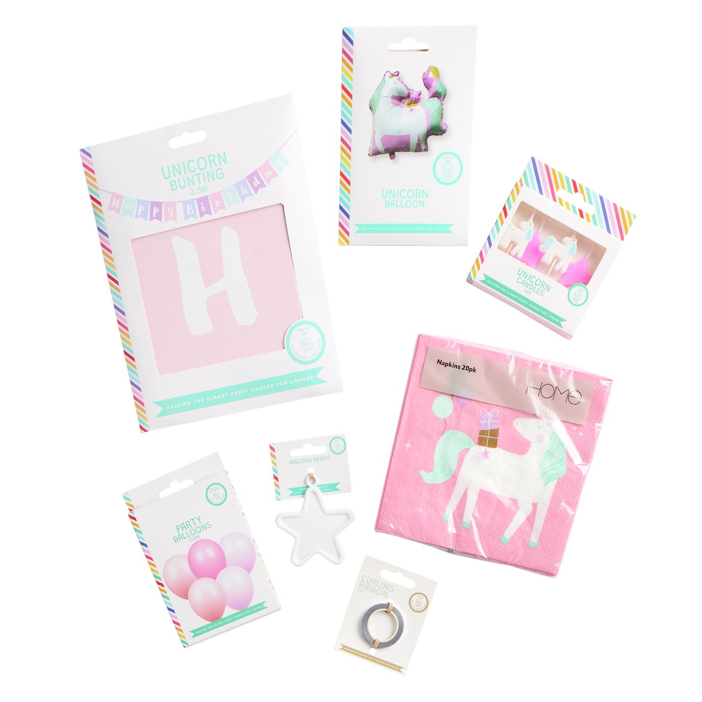 Mad Party Unicorn Themed Party Kit