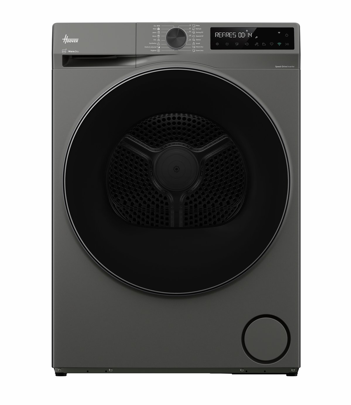 Hoover HBP 10N3BRX-80 Heat Pump Tumble Dryer – Graphite