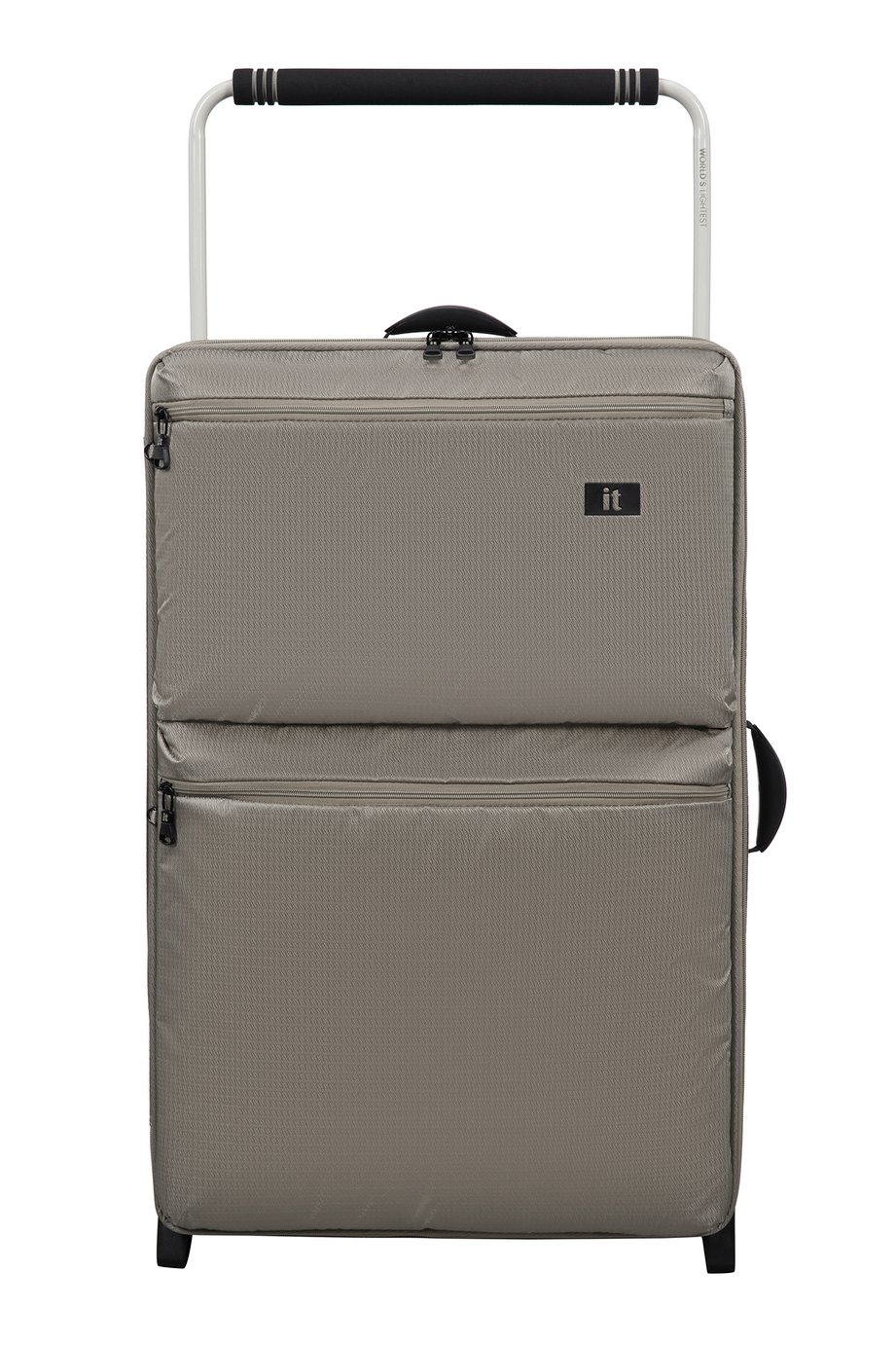 IT Luggage Popstar 2 Wheel Soft Large Suitcase - Grey