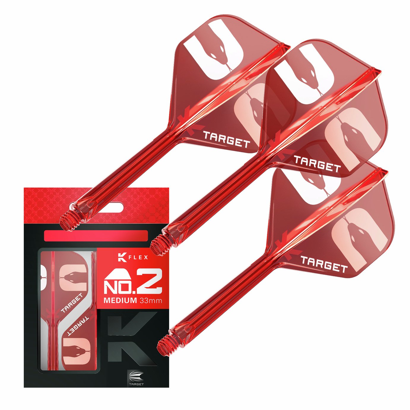 Target Nathan Aspinall K-Flex Dart Flights and Shafts - Medium