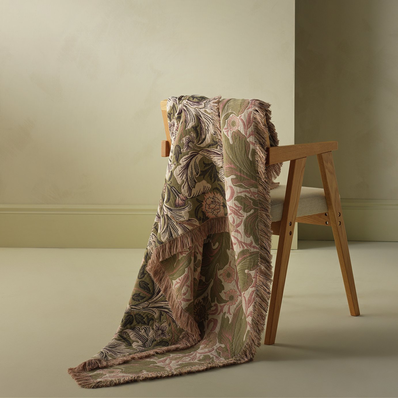 Habitat x Morris & Co. Leicester Jacquard Throw - 150x125cm