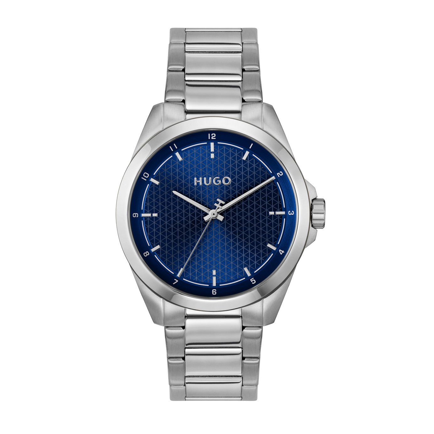 Hugo Stainless Steel Blue Dial Bracelet Watch