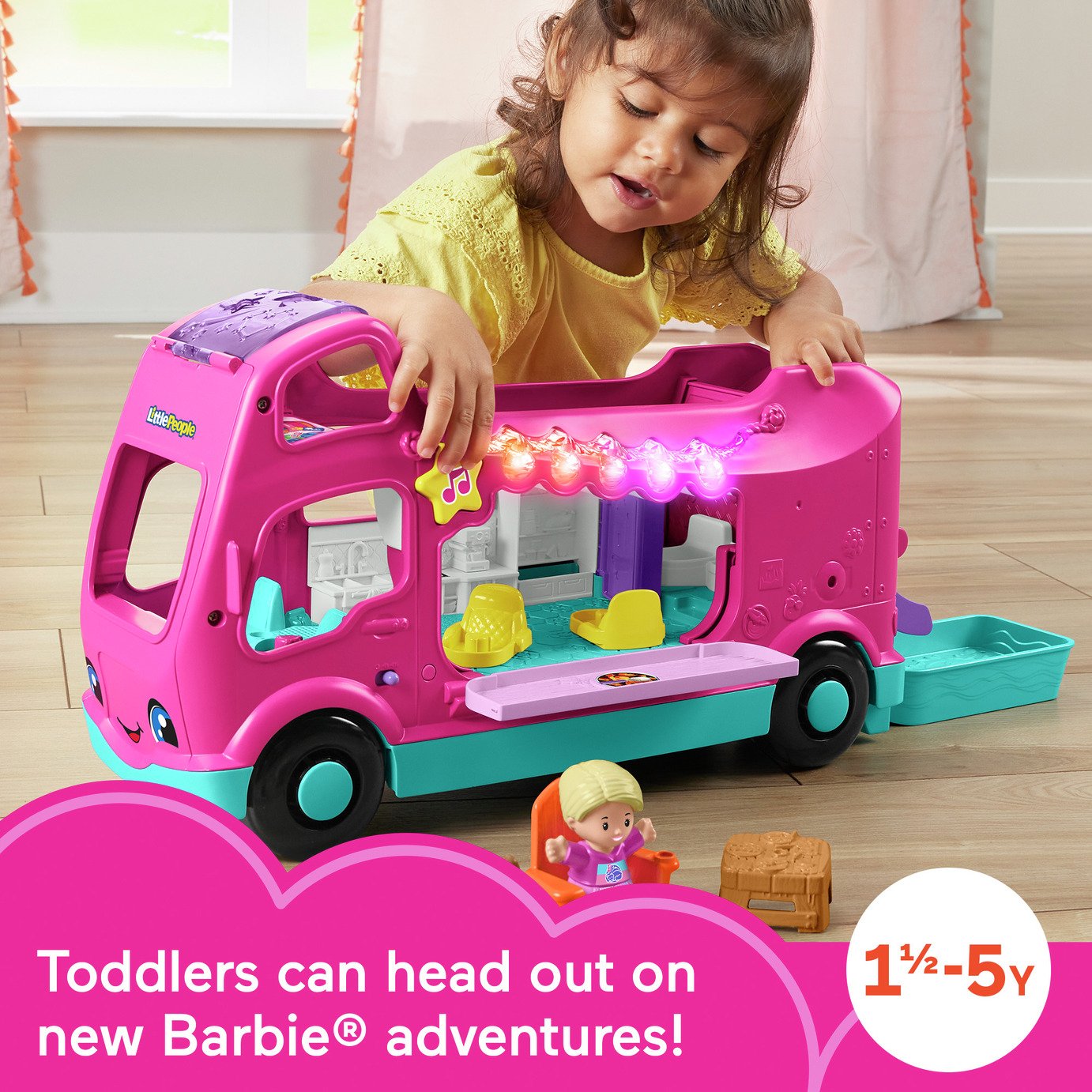 Little People Barbie Dream Camper RV Playset