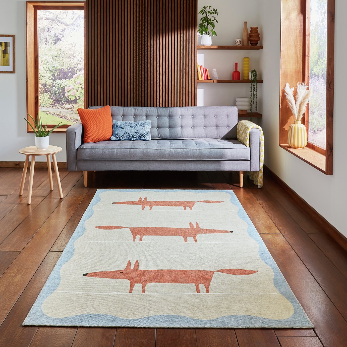 Scion Mr Fox Terracotta  Rug - 120x170cm