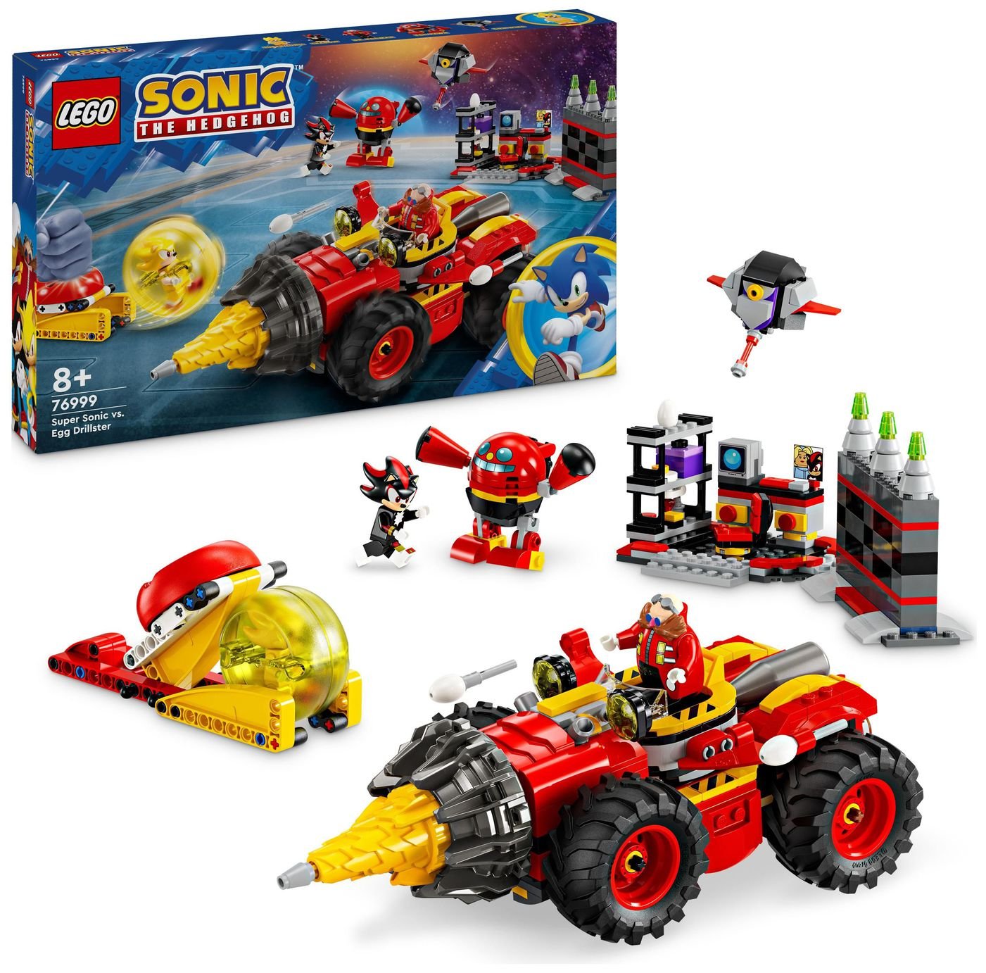 LEGO Sonic the Hedgehog Super Sonic vs. Egg Drillster 76999