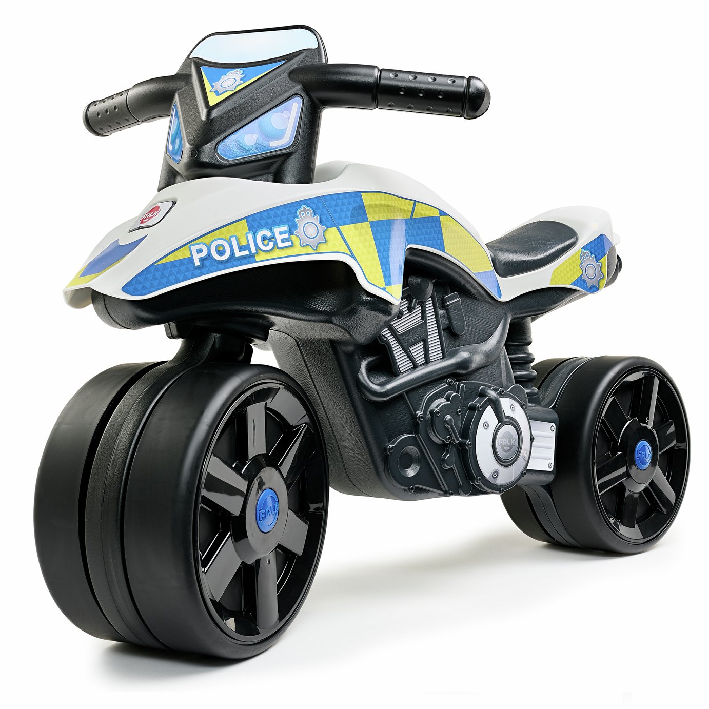 Falk Police Bike Moto Ride On - Multicolour