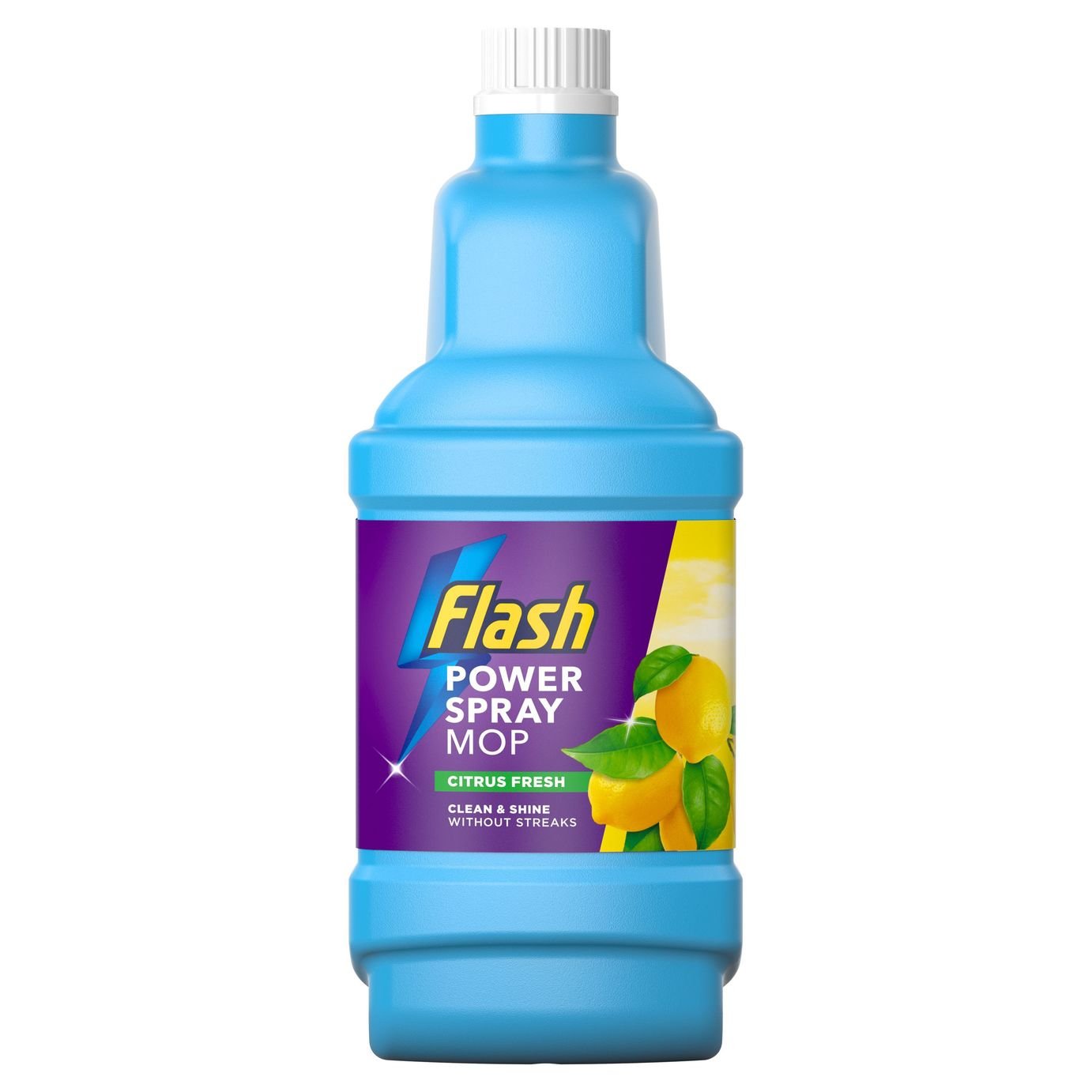 Flash Power Spray Mop 1.25 Litre Citrus Refill