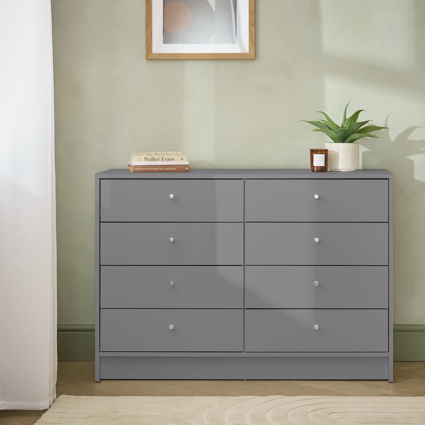 Argos Home Malibu 8 Drawer Chest      